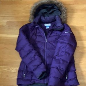 Women’s Columbia winter coat purple